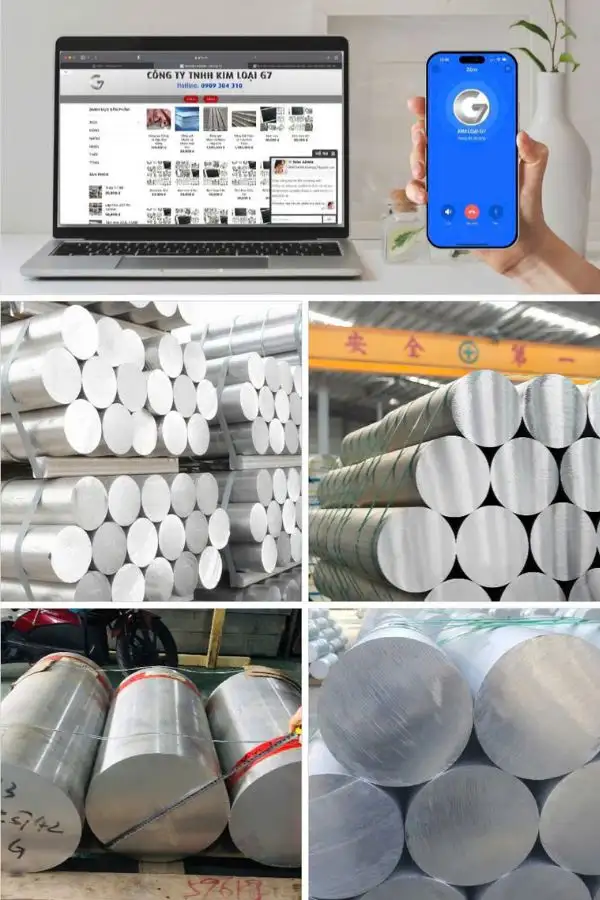 Cây Nhôm Tròn Đặc Phi (14 x 3000)mm