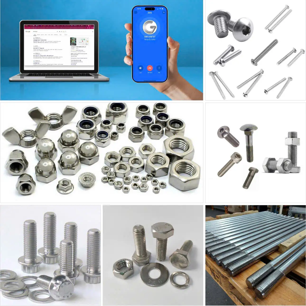 Bulong ren ngoài inox 316 – bán lẻ, chống ăn mòn