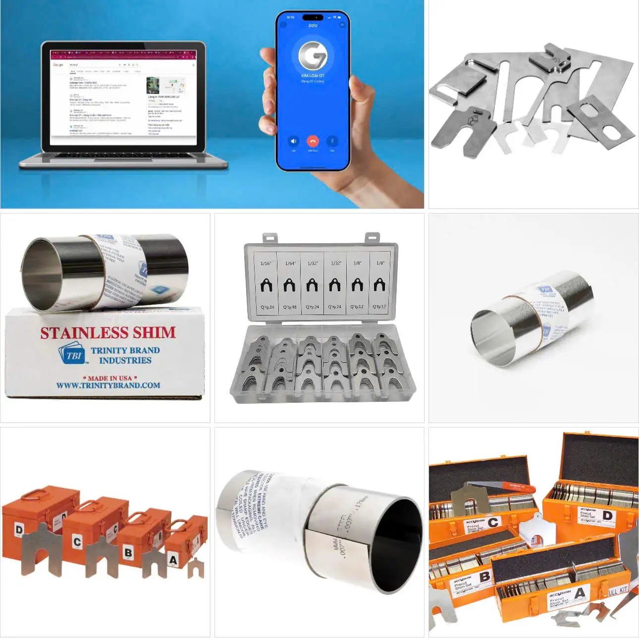 Shim chêm inox 316 – bán lẻ, inox bền lâu