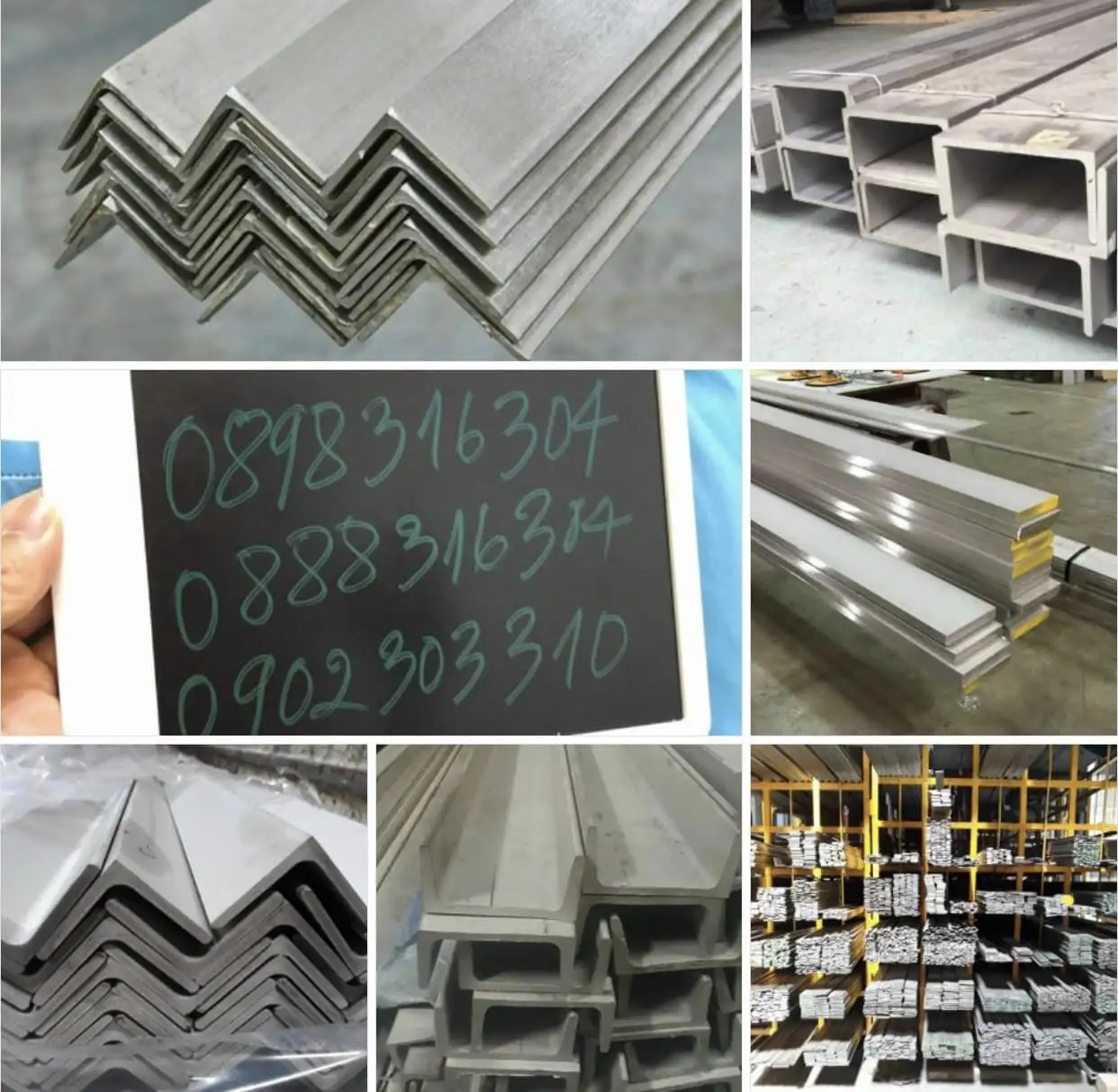 Bán lẻ thanh V inox 304 – chất lượng cao, bền chắc