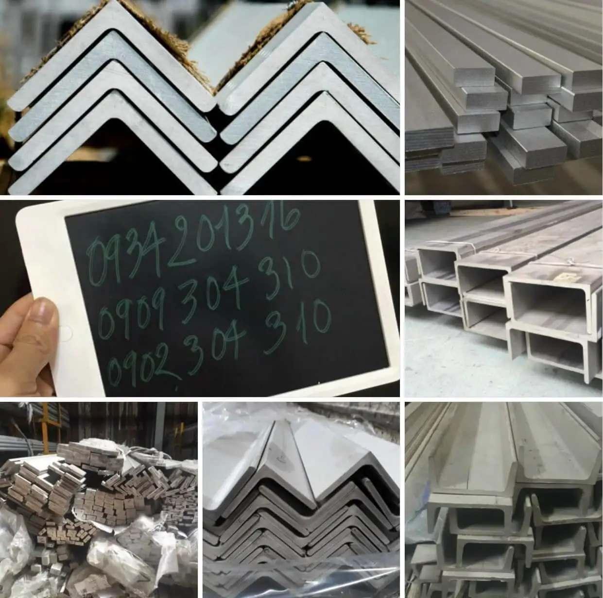 Thanh V inox 316 – bán lẻ, chịu ăn mòn tốt