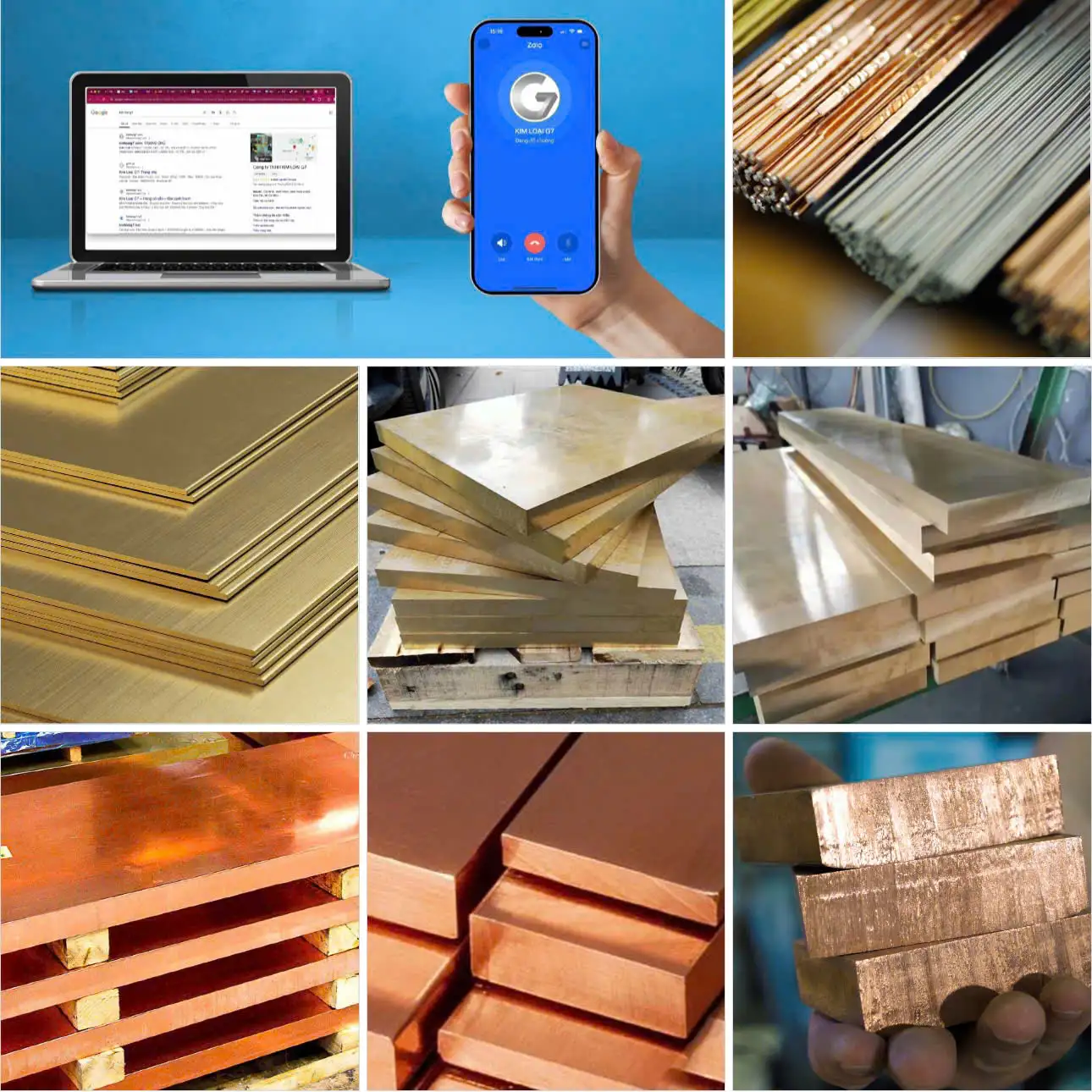 Đồng Tấm Cán Nóng Công Nghiệp