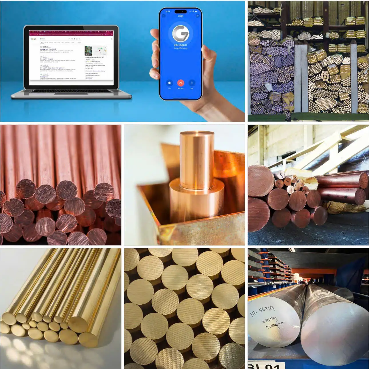 Láp Đồng Tròn Đặc Chế Tạo Máy