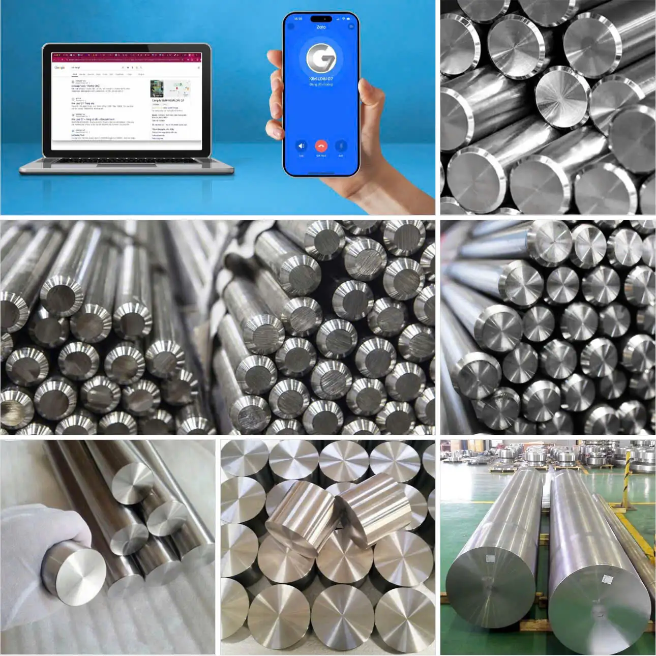 Thanh tròn titan công nghiệp – Gia công CNC theo yêu cầu