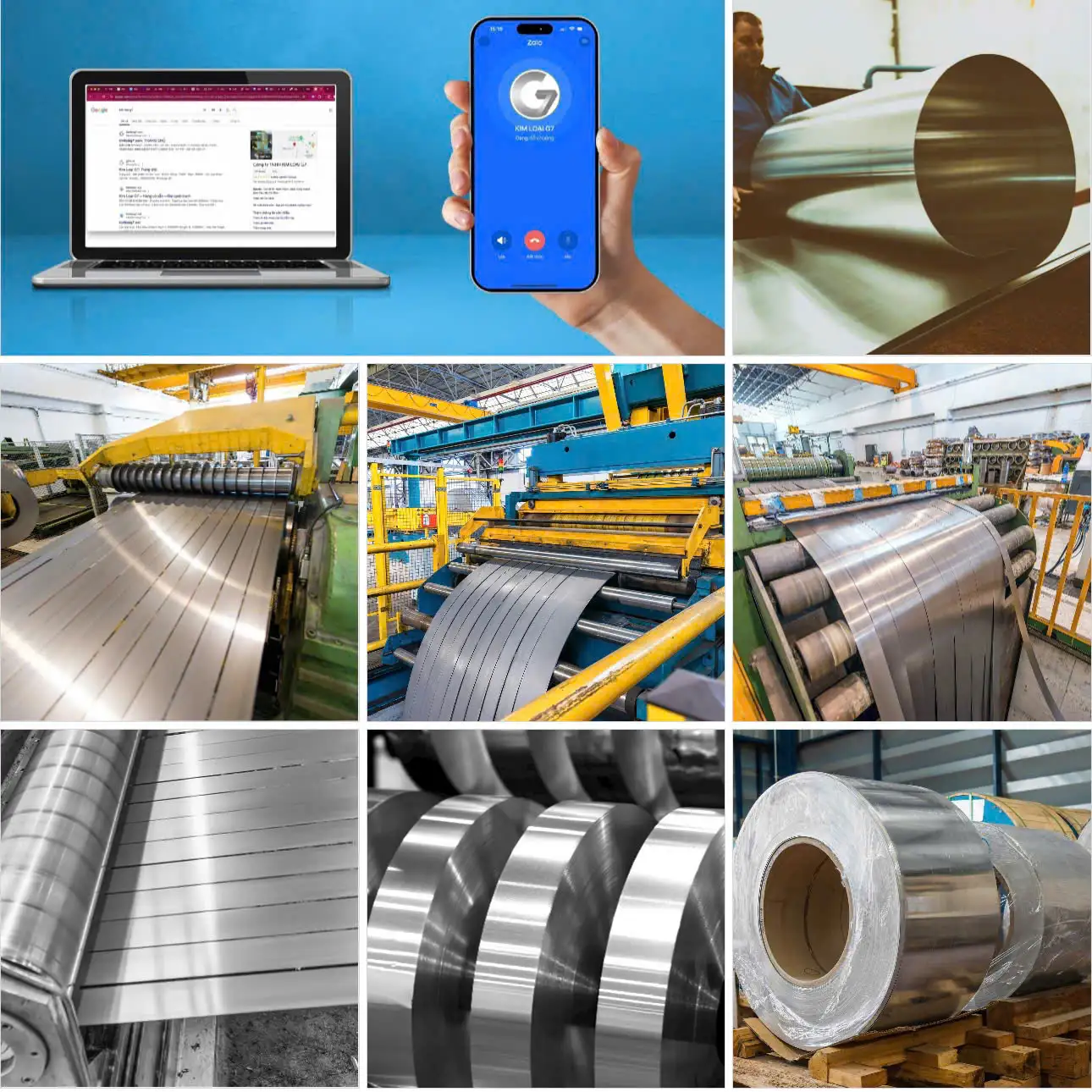 Cuộn titan công nghiệp – Cắt lẻ, cung cấp toàn quốc